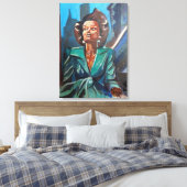 Een toekomstbeeld canvas afdruk (Insitu (Slaapkamer))