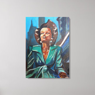 Een toekomstbeeld canvas afdruk