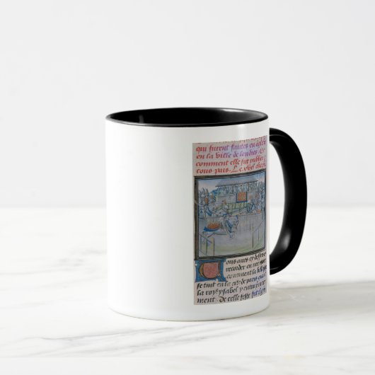 Een toernooi in Londen: Jousting Mok (Voorkant rechts)