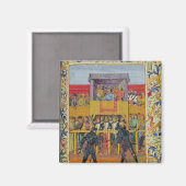 Een toernooi van de hand-naar-hand-slag magneet (Voorkant / Achterkant)