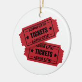 Eén toestaan keramisch ornament (Links)