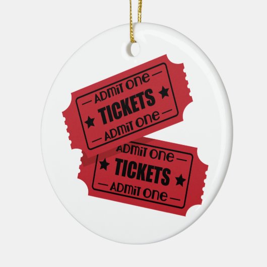 Eén toestaan keramisch ornament (Links)