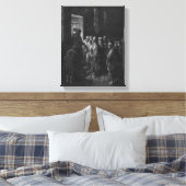 Een toevluchtsoord canvas afdruk (Insitu (Slaapkamer))