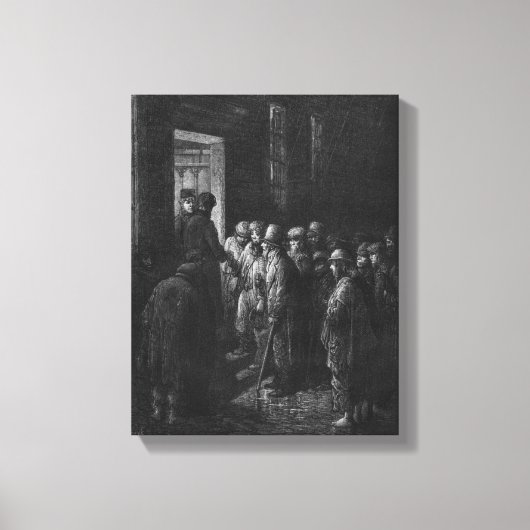 Een toevluchtsoord canvas afdruk (Voorkant)