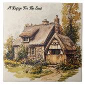 Een toevluchtsoord voor de ziel tegeltje (Voorkant)