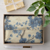 Een Toile de Jouy Bluebird Tissuepapier (Geschenk)