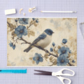 Een Toile de Jouy Bluebird Tissuepapier (Craft)