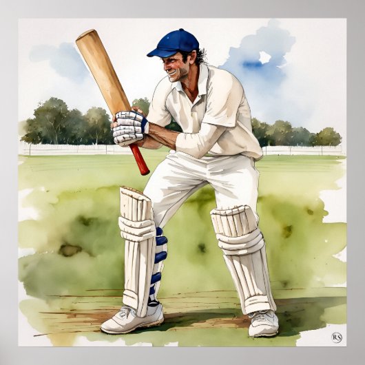 Een ton erkennen - Archival Cricket Print (Voorkant)