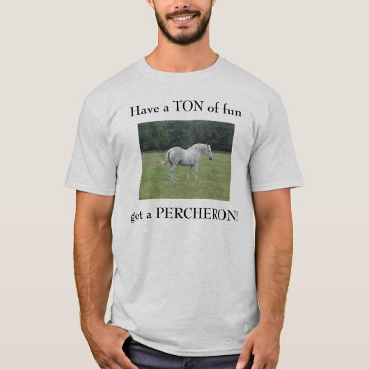  Een TON plezier, een PE... T-shirt (Voorkant)