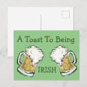 Een toost voor de Ieren Briefkaart (Voorkant / Achterkant)