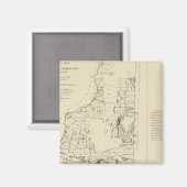 Een topografische kaart magneet (Voorkant / Achterkant)