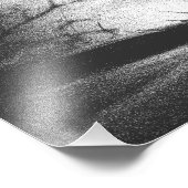 een tornado op een realistische weg foto afdruk (Hoek)