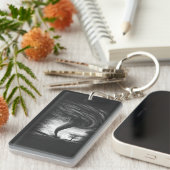 een tornado op een realistische weg sleutelhanger (Voorkant Rechts)