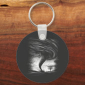 een tornado op een realistische weg sleutelhanger (Voorkant)