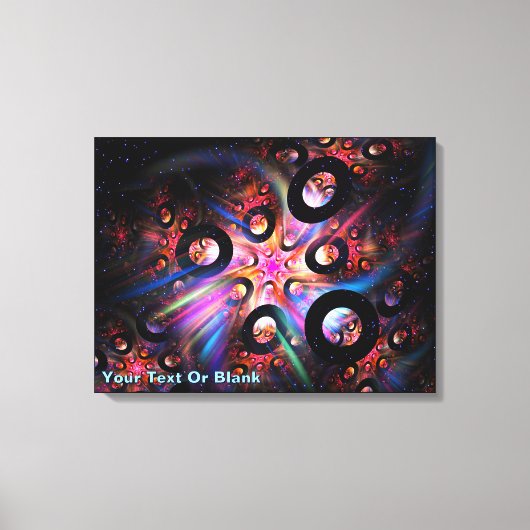 Een toroïde affaire canvas afdruk (Voorkant)