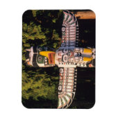Een totempaal in Vancouver, Canada. Magneet (Verticaal)