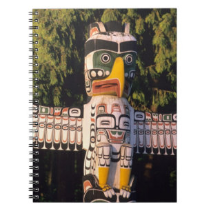 Een totempaal in Vancouver, Canada. Notitieboek