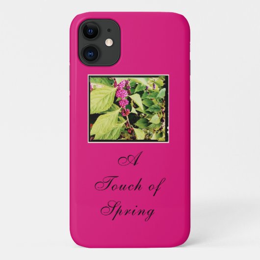 Een Touch of Spring iPhone / iPad hoesje (Achterkant)