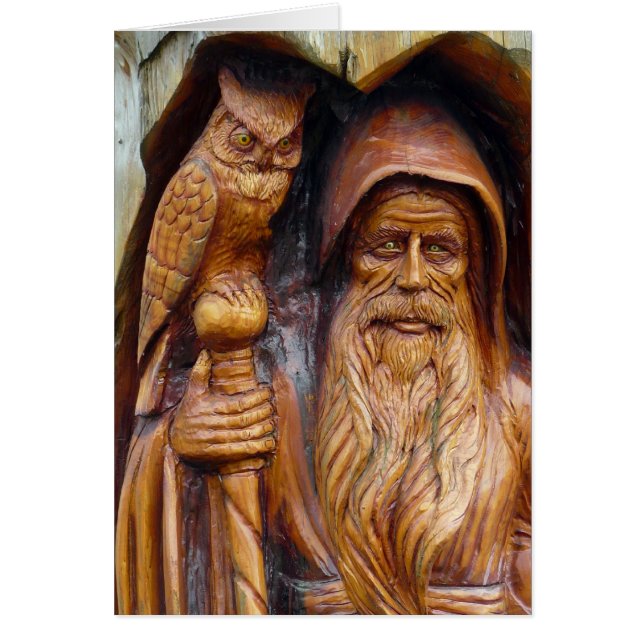 Een tovenaar en Owl ontstaan uit Cavern (Voorkant)