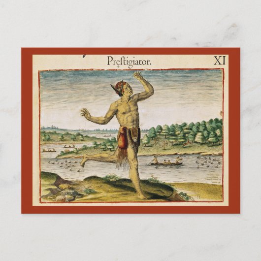 Een tovenaar uit Virginia Briefkaart (Voorkant)