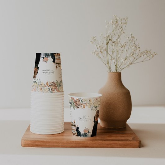 Een Tover | Bruiloft Halloween Bruidsmeisjes Borre Papieren Bekers