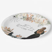 Een Tover | Bruiloftsfeestje met Halloween Thema Papieren Bordje (Gekanteld)