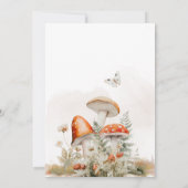 Een Toverachtige Schimmel Paddenstoel Baby Shower Kaart (Achterkant)