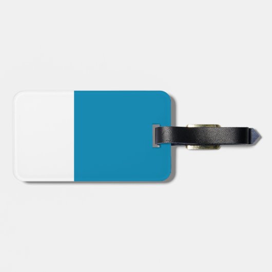 Een toverkorting van de Terrier Puppy die van het Bagagelabel (Achterkant horizontaal)