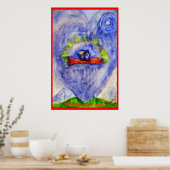 Een tovertapijtrit. poster (Keuken)