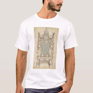 Een "Toylet"-tafel van een herenkabinetschef T-shirt
