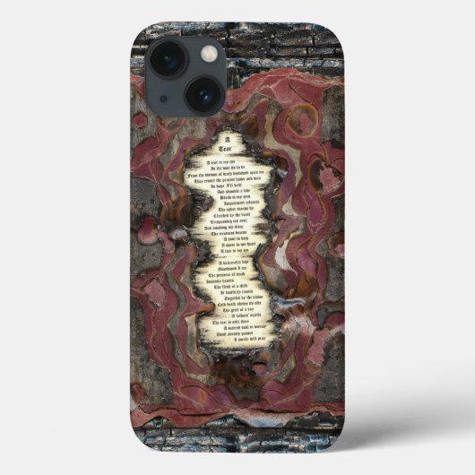 Een traan Case-Mate iPhone case (Achterkant)