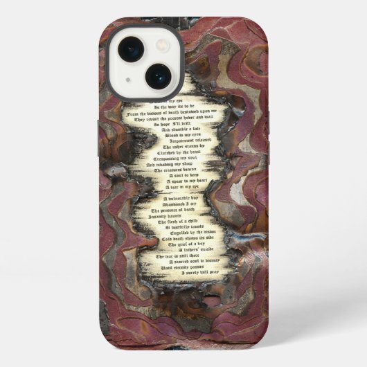 Een traan iPhone hoesje (Achterkant)
