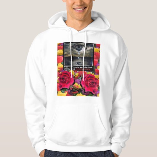 Een traan laten hoodie (Voorkant)