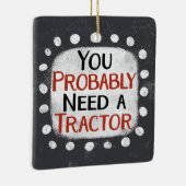 Een tractor Ornament nodig (Rechts)