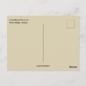 Een traditioneel huis in Wadi Halfa Soedan Briefkaart (Achterkant)