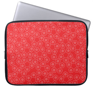 Een traditioneel Japans casual kimono patt Laptop Sleeve