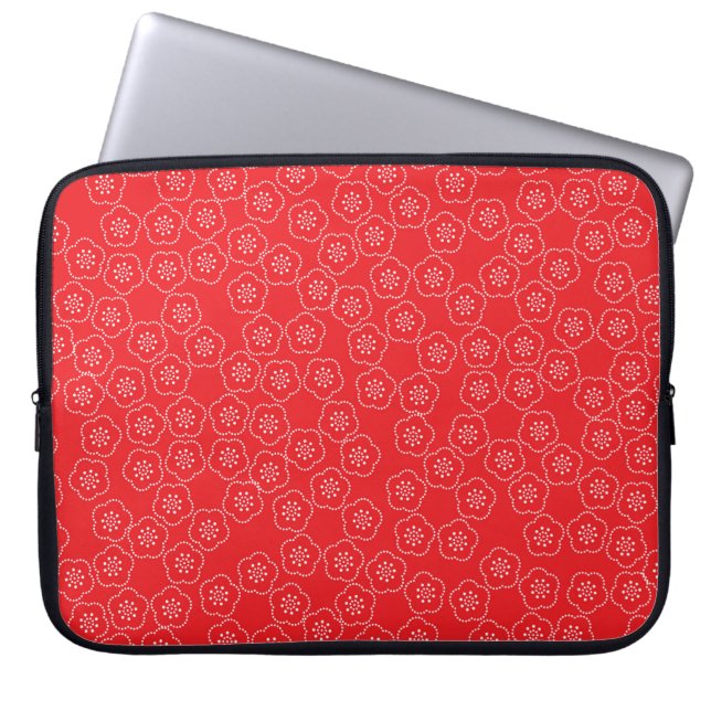 Een traditioneel Japans casual kimono patt Laptop Sleeve (Voorkant)