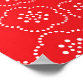 Een traditioneel Japans casual kimono patt Poster (Hoek)