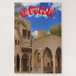 Een traditionele architectonische scene legpuzzel