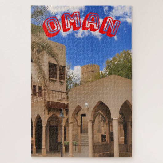 Een traditionele architectonische scene legpuzzel (Verticaal)