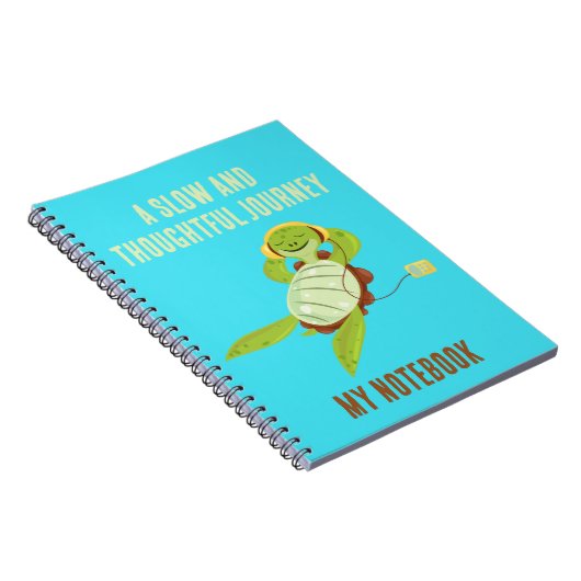 Een trage en doordachte reis notitieboek (Rechterzijde)