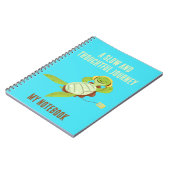 Een trage en doordachte reis notitieboek (Linkerzijde)