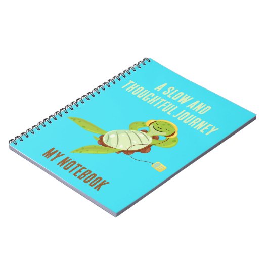 Een trage en doordachte reis notitieboek (Linkerzijde)