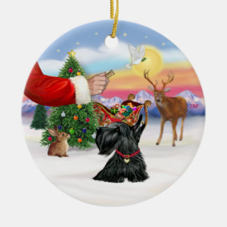 Een traktatie voor een Schotse Terrier Keramisch Ornament