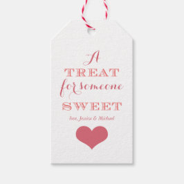 Een traktatie voor iemand lief cadeaulabel