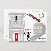 Een tram noemde WENS Briefkaart (Voorkant / Achterkant)