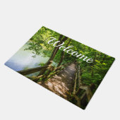 Een Tranquil Hike Welkom Doormat Deurmat (Schuin)