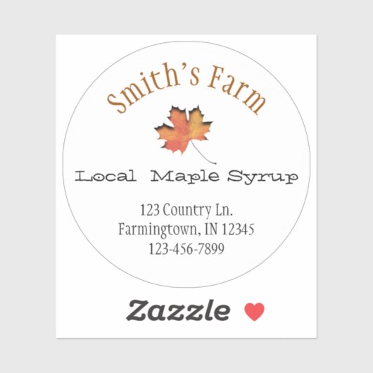 Eén transparante, ronde Sticker met aangepaste mon (Vel)