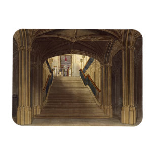 Een trap, Windsor Castle, van 'Royal Residence' Magneet