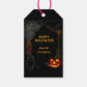 Een Treat voor je Halloween Gift Label Cadeaulabel (Achterkant)